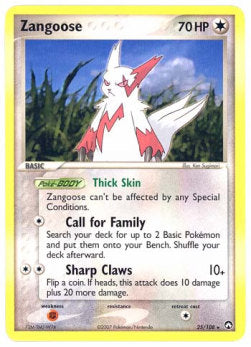 Zangoose - EX Power Keepers (Rare) [PK-25]
