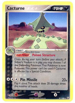 Cacturne⁣ - EX Power Keepers⁣ (Uncommon)⁣ [27]
