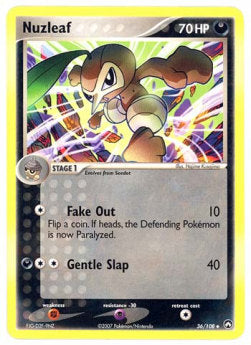 Nuzleaf⁣ - EX Power Keepers⁣ (Uncommon)⁣ [36]
