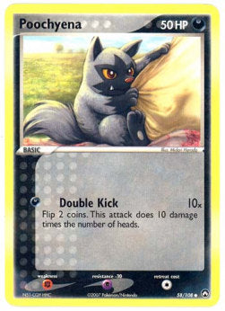 Poochyena⁣ - EX Power Keepers⁣ (Common)⁣ [58]