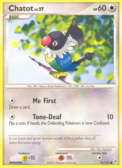 Chatot Lv.27⁣ - Diamond & Pearl⁣ (Common)⁣ [74]