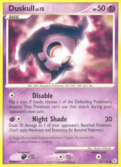 Duskull Lv.15⁣ - Diamond & Pearl⁣ (Common)⁣ [80]