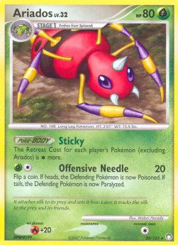 Ariados Lv.32⁣ - Mysterious Treasures⁣ (Rare)⁣ [20]