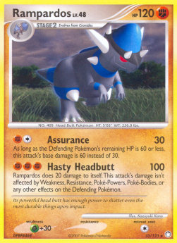 Rampardos Lv.48⁣ - Mysterious Treasures⁣ (Rare)⁣ [33]