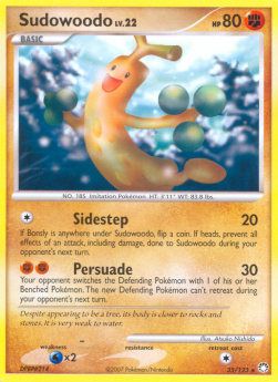Sudowoodo Lv.22⁣ - Mysterious Treasures⁣ (Rare)⁣ [35]