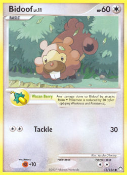 Bidoof Lv.11⁣ - Mysterious Treasures⁣ (Common)⁣ [73]