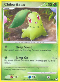 Chikorita Lv.10⁣ - Mysterious Treasures⁣ (Common)⁣ [77]