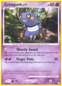 Croagunk Lv.17⁣ - Mysterious Treasures⁣ (Common)⁣ [78]