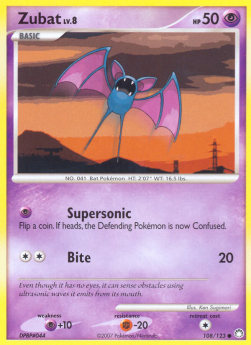 Zubat Lv.8⁣ - Mysterious Treasures⁣ (Common)⁣ [108]