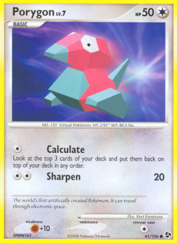 Porygon Lv.7⁣ - Great Encounters⁣ (Common)⁣ [81]
