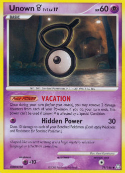 Unown [V] Lv.17⁣ - Legends Awakened⁣ (Uncommon)⁣ [79]