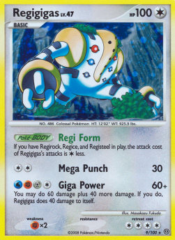 Regigigas Lv.47⁣ - Stormfront⁣ (Holo Rare)⁣ [9]