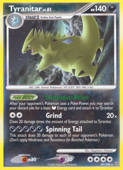 Tyranitar Lv.61⁣ - Stormfront⁣ (Rare)⁣ [30]