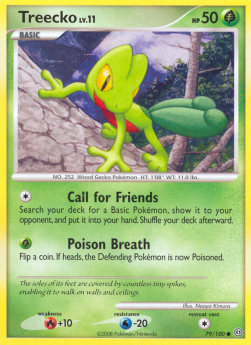 Treecko Lv.11⁣ - Stormfront⁣ (Common)⁣ [79]