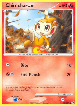 Chimchar Lv.10⁣ - Platinum⁣ (Common)⁣ [70]