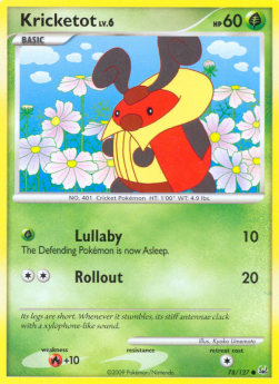 Kricketot Lv.6⁣ - Platinum⁣ (Common)⁣ [78]