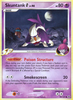 Skuntank [G] Lv.46⁣ - Platinum⁣ (Common)⁣ [94]