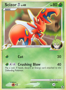 Scizor [4] Lv.49⁣ - Rising Rivals⁣ (Uncommon)⁣ [48]