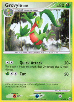 Grovyle Lv.24⁣ - Arceus⁣ (Uncommon)⁣ [39]