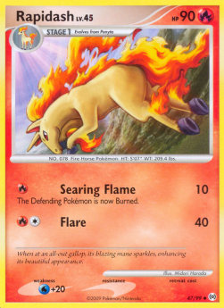 Rapidash Lv.45⁣ - Arceus⁣ (Uncommon)⁣ [47]