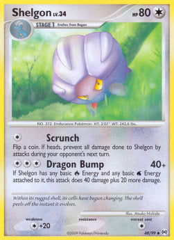 Shelgon Lv.34⁣ - Arceus⁣ (Uncommon)⁣ [48]