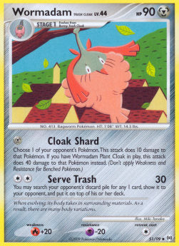 Wormadam Trash Cloak Lv.44⁣ - Arceus⁣ (Uncommon)⁣ [51]