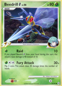 Beedrill [G] Lv.56⁣ - Arceus⁣ (Common)⁣ [53]