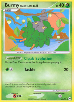 Burmy Plant Cloak Lv.11⁣ - Arceus⁣ (Common)⁣ [56]