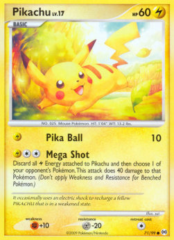 Pikachu Lv.17⁣ - Arceus⁣ (Common)⁣ [71]