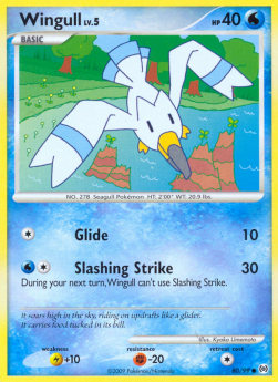 Wingull Lv.5⁣ - Arceus⁣ (Common)⁣ [80]