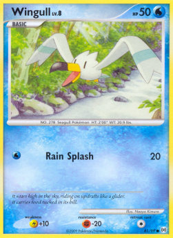 Wingull Lv.8⁣ - Arceus⁣ (Common)⁣ [81]