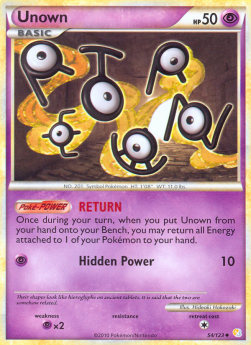 Unown⁣ - HeartGold & SoulSilver⁣ (Uncommon)⁣ [54]