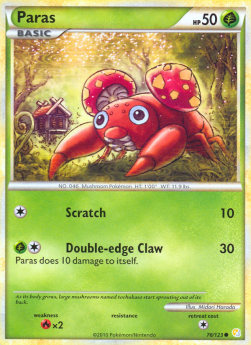 Paras⁣ - HeartGold & SoulSilver⁣ (Common)⁣ [76]