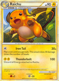Raichu⁣ - HS Trainer Kit⁣ (Common)⁣ [R19]