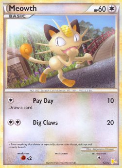 Meowth⁣ - HS Trainer Kit⁣ (Common)⁣ [R12]