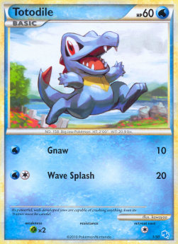Totodile⁣ - HS Trainer Kit⁣ (Common)⁣ [G1]