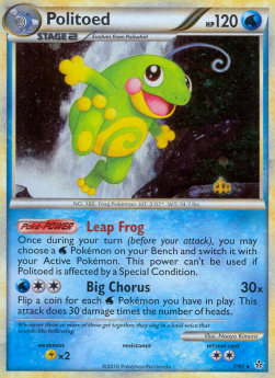 Politoed⁣ - Unleashed⁣ (Holo Rare)⁣ [7]