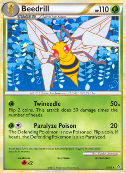 Beedrill⁣ - Unleashed⁣ (Rare)⁣ [12]
