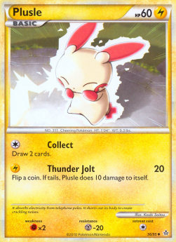 Plusle⁣ - Unleashed⁣ (Uncommon)⁣ [36]