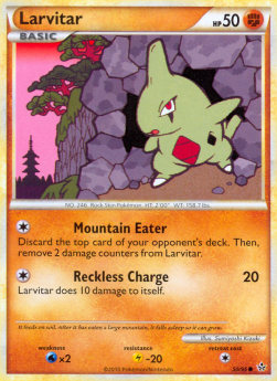 Larvitar⁣ - Unleashed⁣ (Common)⁣ [50]