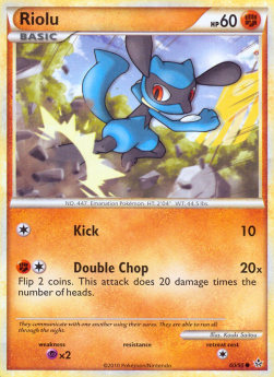 Riolu⁣ - Unleashed⁣ (Common)⁣ [60]