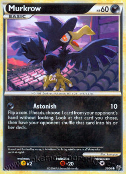 Murkrow⁣ - Undaunted⁣ (Common)⁣ [58]