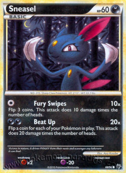 Sneasel⁣ - Undaunted⁣ (Common)⁣ [68]