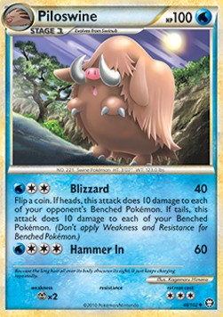 Piloswine⁣ - Triumphant⁣ (Uncommon)⁣ [48]