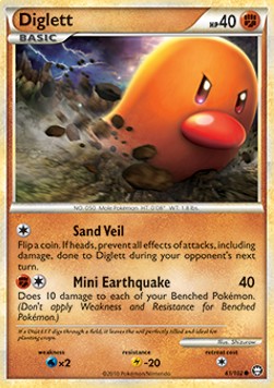 Diglett⁣ - Triumphant⁣ (Common)⁣ [61]