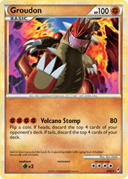 Groudon⁣ - Call of Legends⁣ (Holo Rare)⁣ [6]