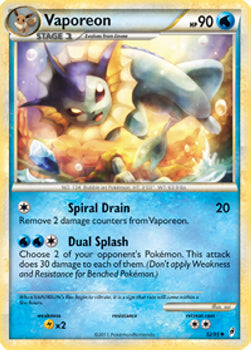 Vaporeon⁣ - Call of Legends⁣ (Uncommon)⁣ [52]