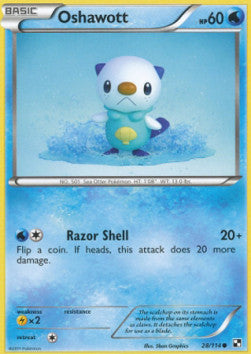 Oshawott⁣ - Black & White⁣ (Common)⁣ [28]