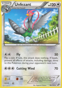 Unfezant⁣ - Black & White⁣ (Rare)⁣ [86]