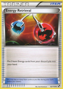 Energy Retrieval⁣ - Black & White⁣ (Uncommon)⁣ [92]